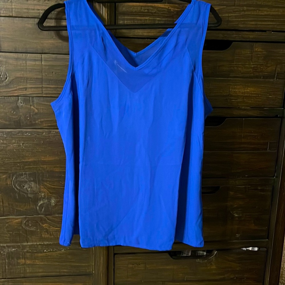 INC camisole top, royal blue size L